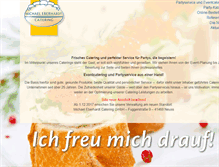 Tablet Screenshot of catering-eberhardt.de